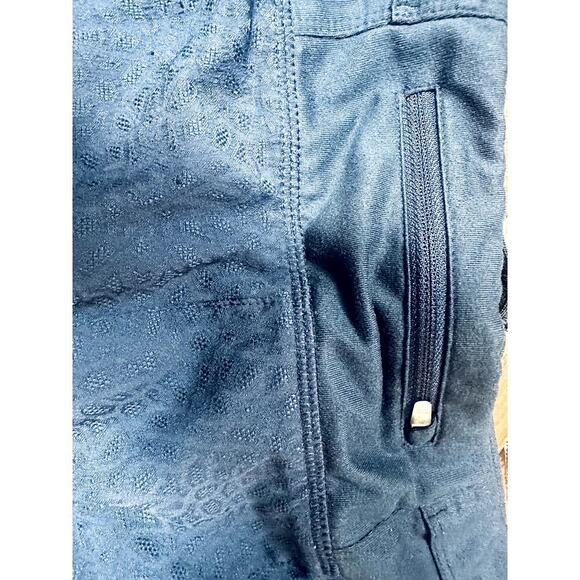 Nike Dri-Fit Navy Royal Blue Jacquard 2 in 1 Running Shorts Size S - Picture 4 of 6